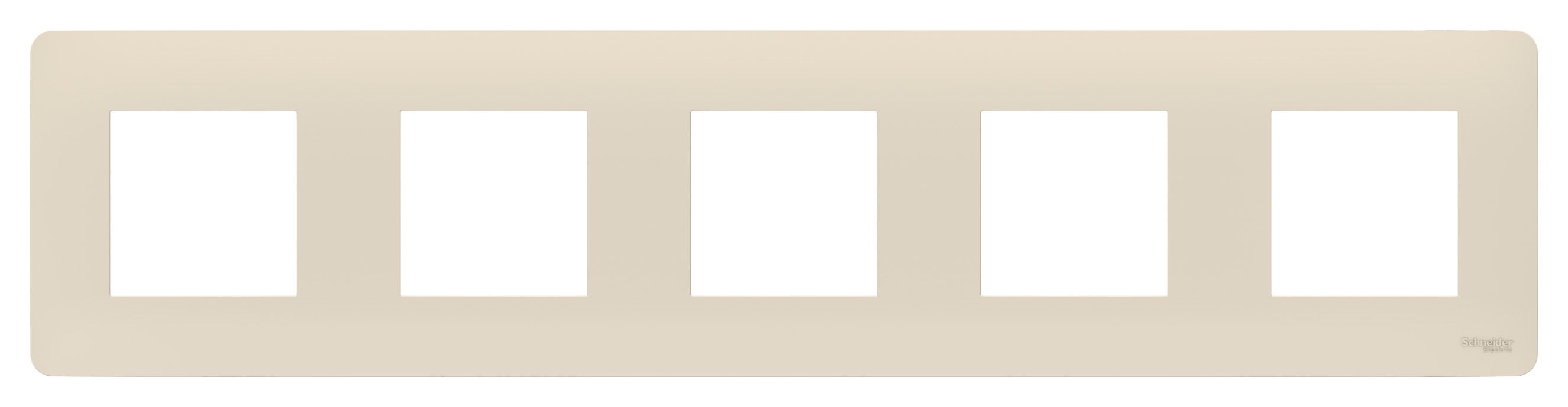 Рамки Unica Studio Бежевая Рамка Unica Studio Бежевая 5-ная NU201044