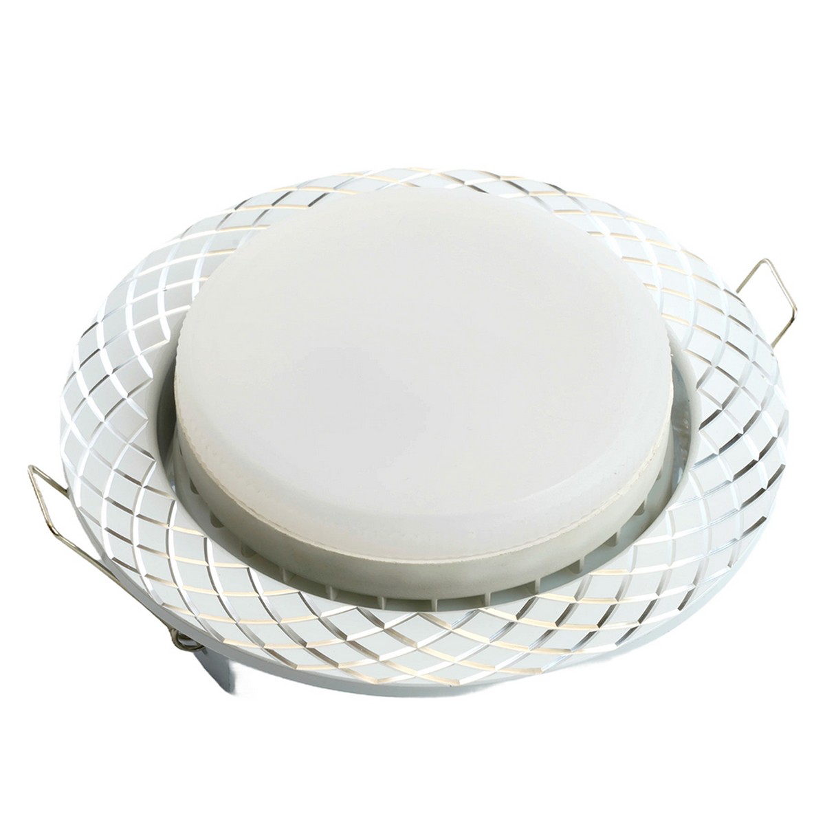 Встраиваемые светодиодные светильники Светильник встраиваемый Feron DL388 GX53 белый 29715 