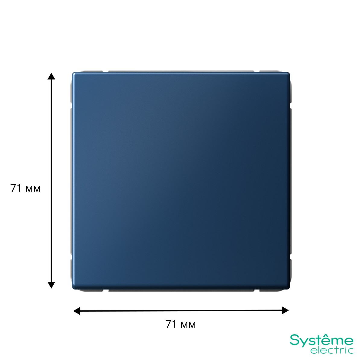 ArtGallery Аквамарин Выключатель SE ArtGallery Аквамарин 1-клавишный кнопочный быстрозажим. клем. GAL001115S