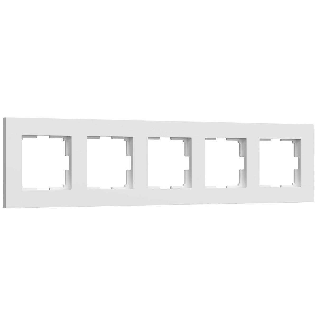 Рамки Werkel Slab Рамка Werkel на 5 постов Slab (белый софт) W0052961