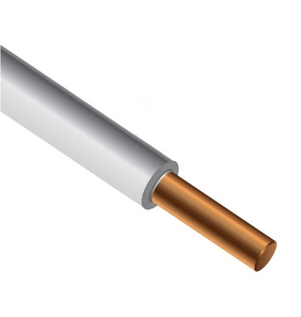 Провод одножильный ПуВ, ПуГВ Провод ПуВ 1х0,75 белый ГОСТ 7399-97 ККЗ