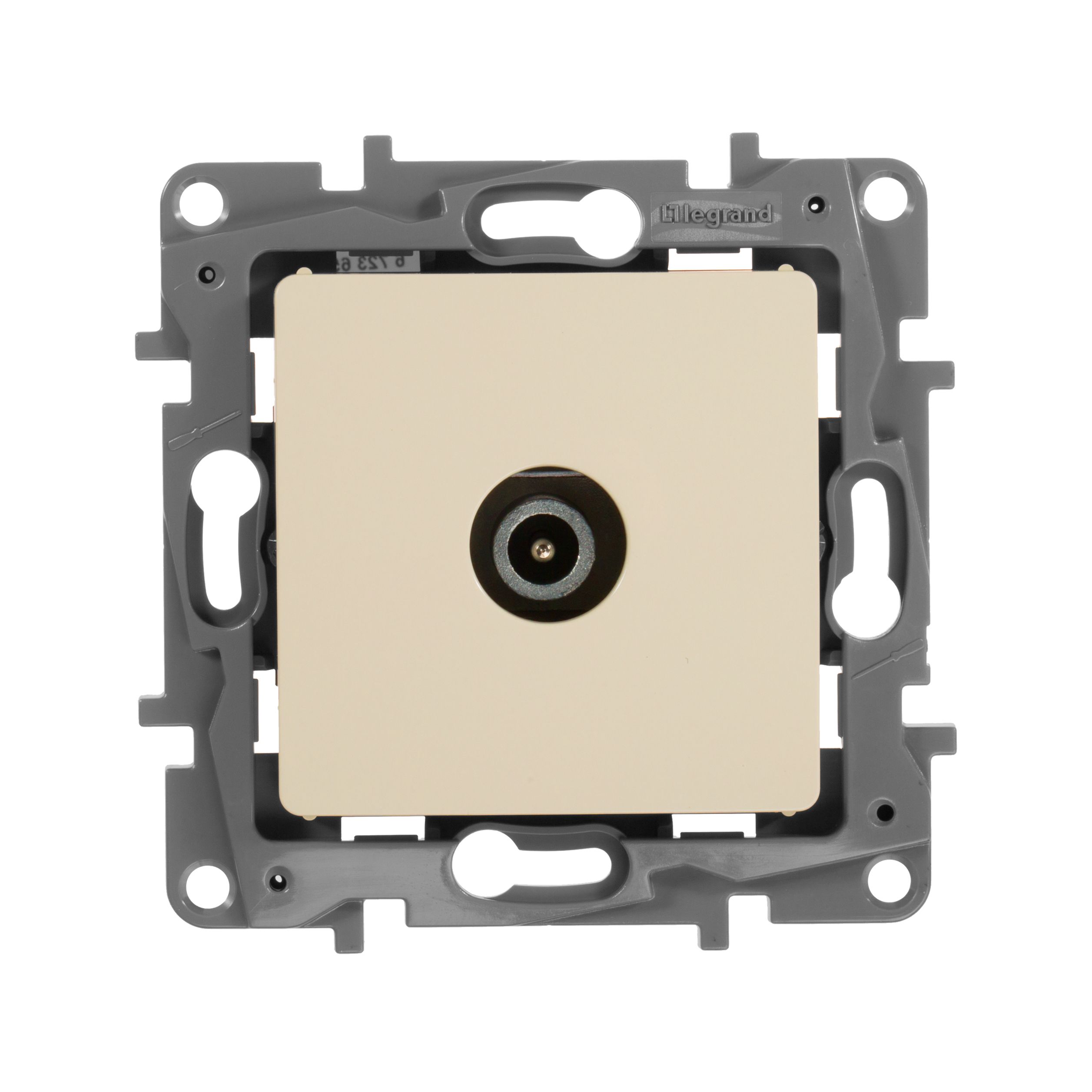 Legrand Etika Слоновая кость Розетка TVоконечная Legrand Etika слоновая кость 672365