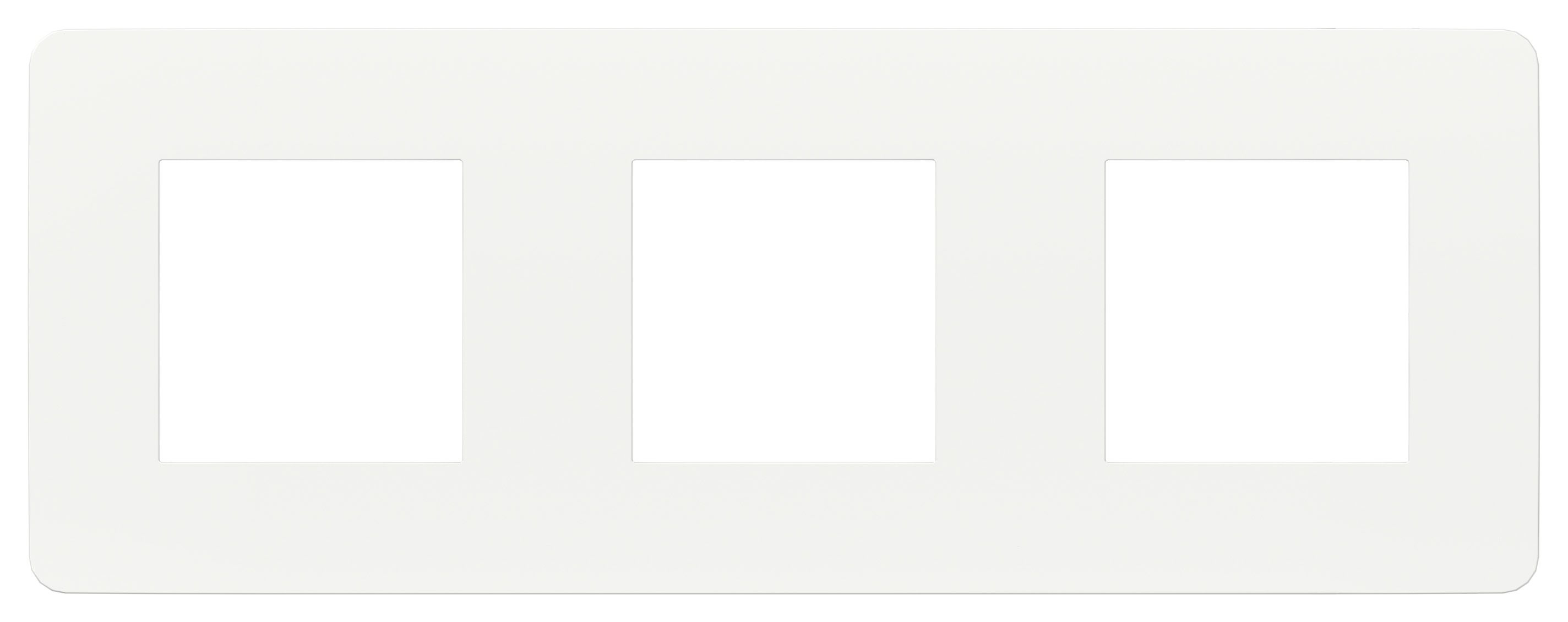 Рамки Unica Studio Белый Рамка Unica Studio Белая/Белая 3-ная NU280618