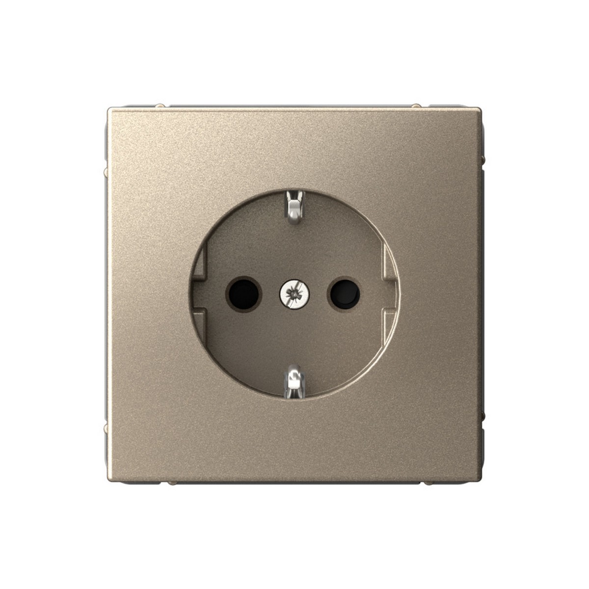 ArtGallery Шампань Розетка Systeme Electric ArtGallery Шампань с заземлением со шторками 16А GAL000545