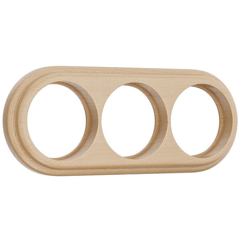 Werkel Ретро Рамка Werkel Legend на 3 поста (светлый бук) W0035224