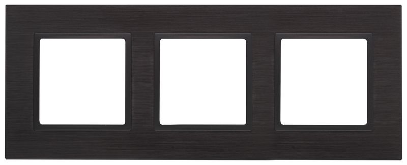 Рамки ЭРА Elegance Рамка ЭРА Elegance Черный/антрацит Металл 3-ая 14-5203-05 Б0034555