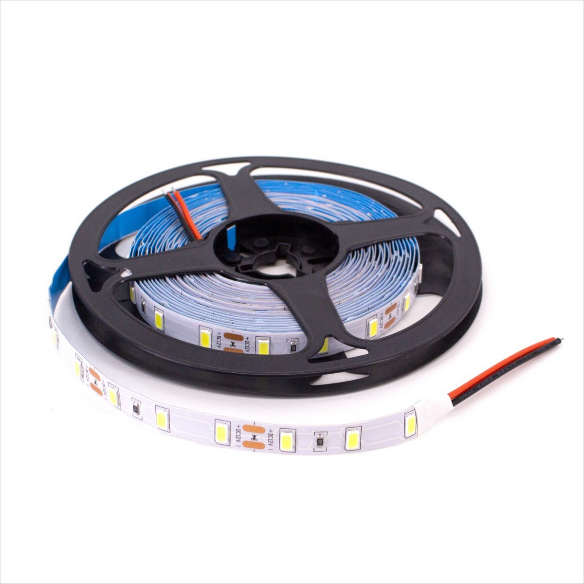 Светодиодная лента белая нейтральная Лента светодиодная LEEK 5630-60 19,2Вт 4000K IP20 12В (5м) LE010616-013