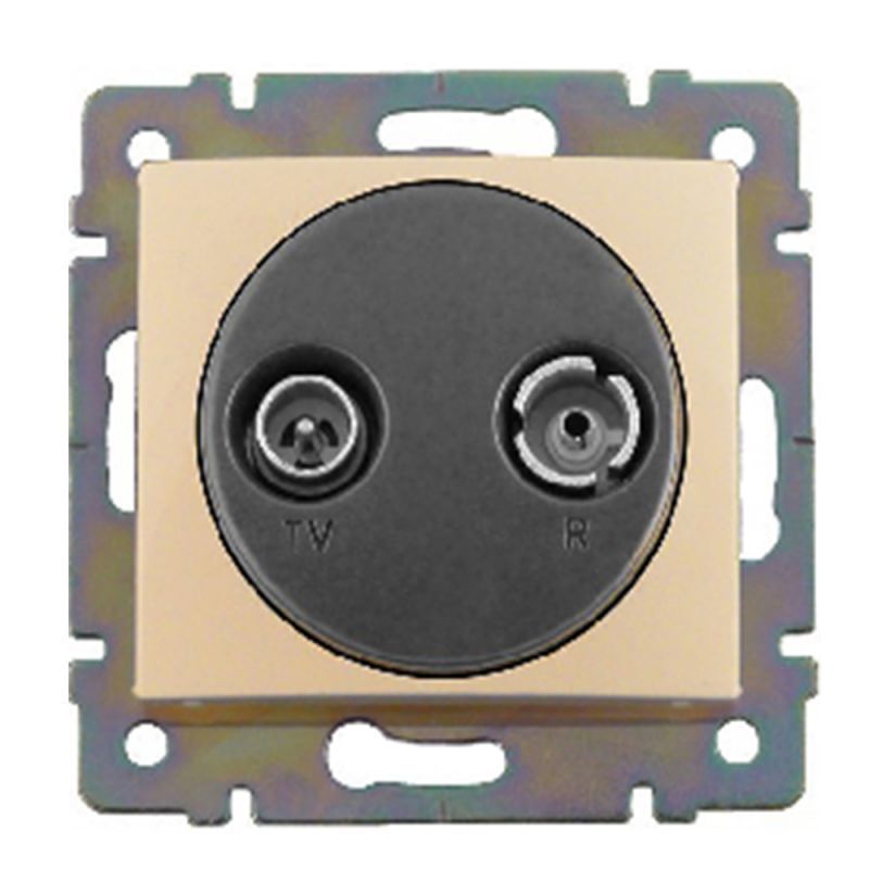 Legrand Valena Classic Кремовый Розетка TV-FM Legrand Valena Крем единственная (каб сеть) 862 МГц 1,5дБ 774332