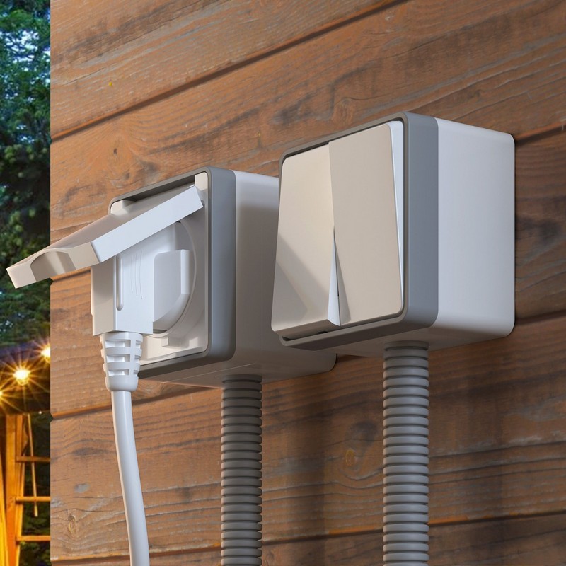 Werkel Gallant белый Выключатель Werkel двухклавишный влагозащищенный Gallant (белый) WL15-03-02