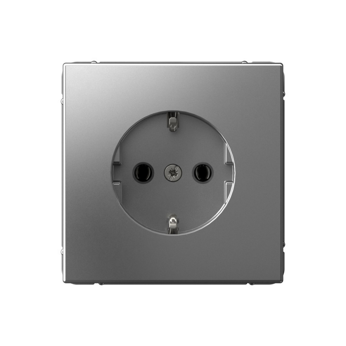 ArtGallery Сталь Розетка Systeme Electric ArtGallery Сталь с заземлением 16А GAL000943