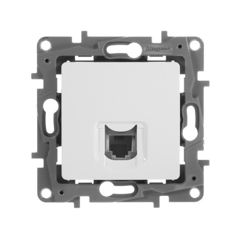 Legrand Etika Белый Розетка телефонная Legrand Etika белый (RJ11) 672240