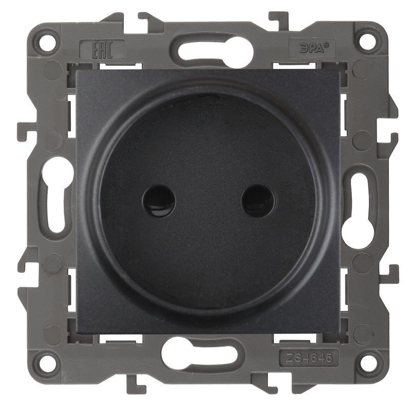 Розетки и выключаиели ЭРА Elegance Антрацит Розетка ЭРА Elegance Антрацит б/з 14-2105-05 Б0034288