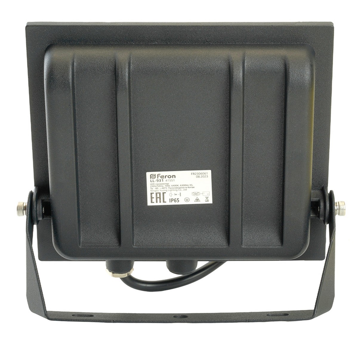 Прожекторы светодиодные Светодиодный прожектор Feron LL-931 IP65 70W Черный 6400K 41551 