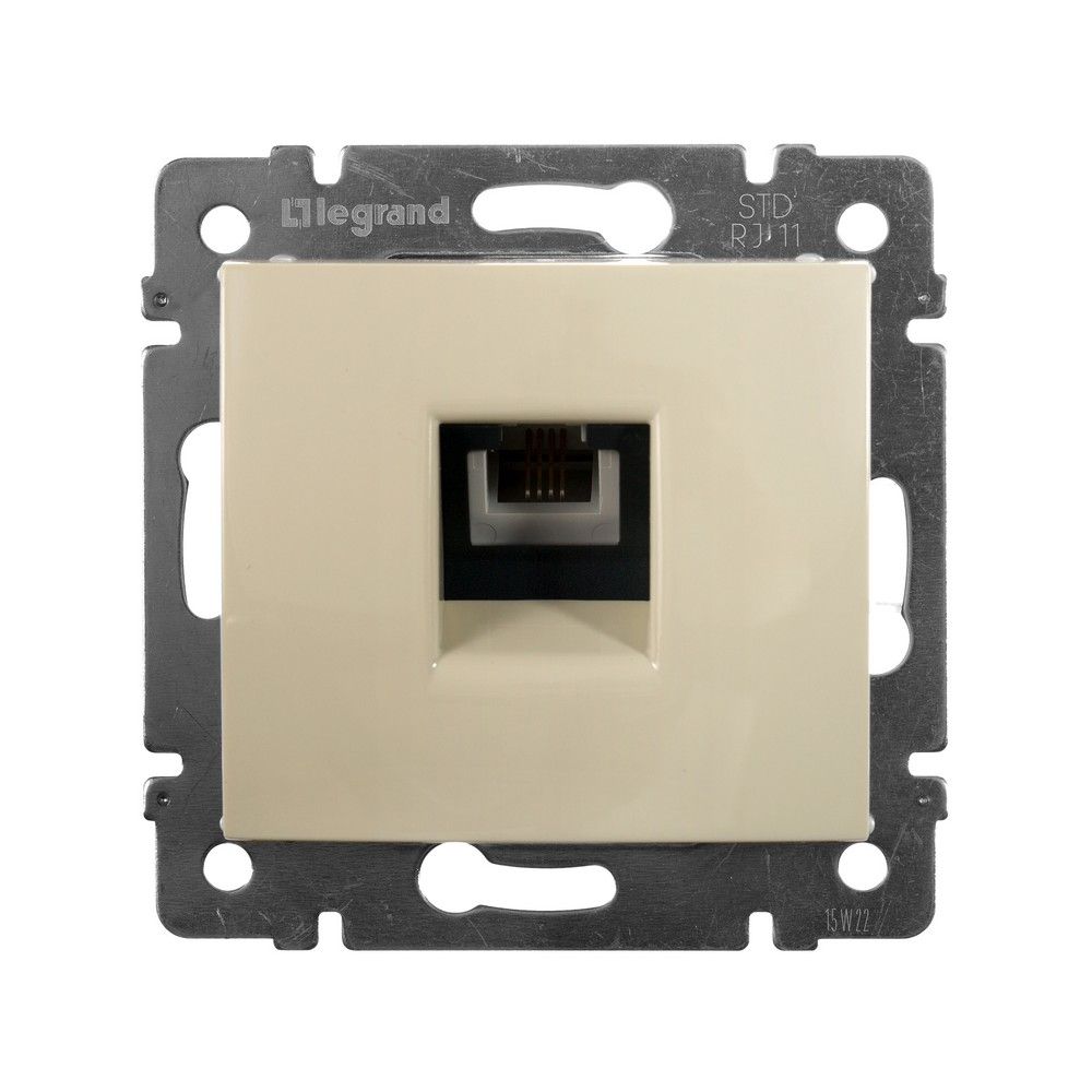Legrand Valena Classic Кремовый Розетка телефонная Legrand Valena Крем 1-ая 774338