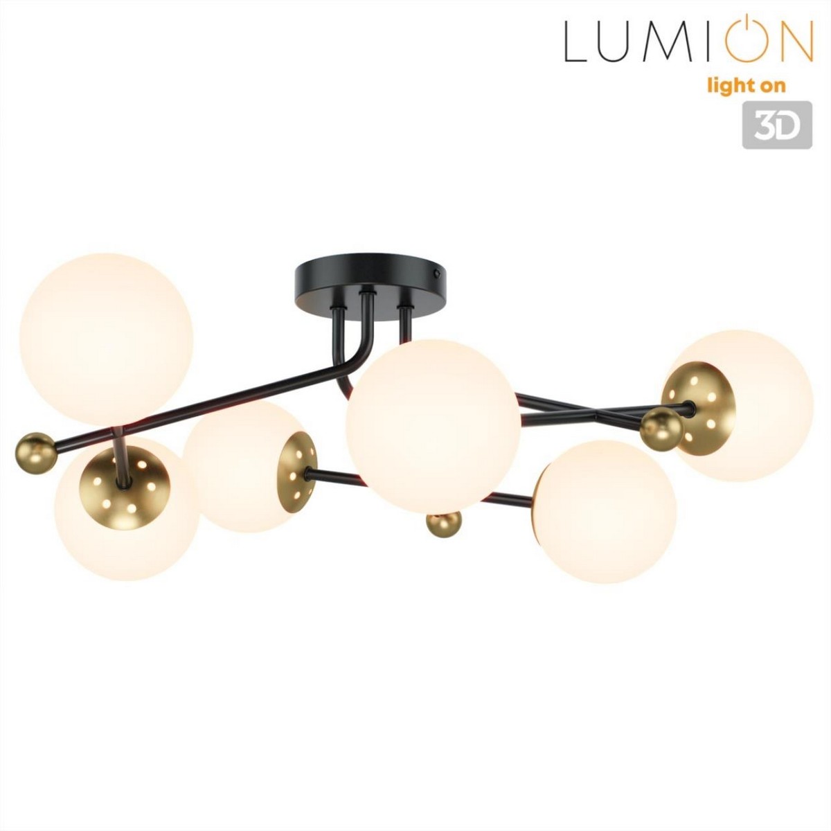 Люстры Люстра потолочная LUMION 6581/6C MELODY 