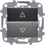 Механизмы ABB Zenit Антрацит Электронный выключатель жалюзи ABB ZENIT (антрацит)