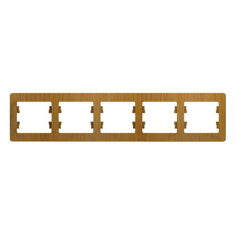 Glossa Дуб Рамка Systeme Electric Glossa Дерево Дуб 5-я, горизонтальная GSL000505