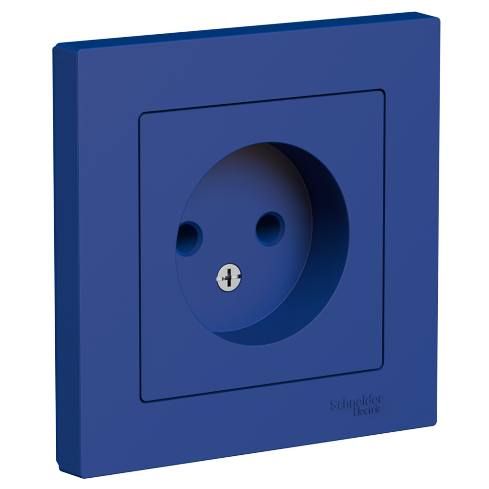 AtlasDesign Аквамарин Розетка Systeme Electric AtlasDesign Аквамарин б/з 16А в сборе ATN001140