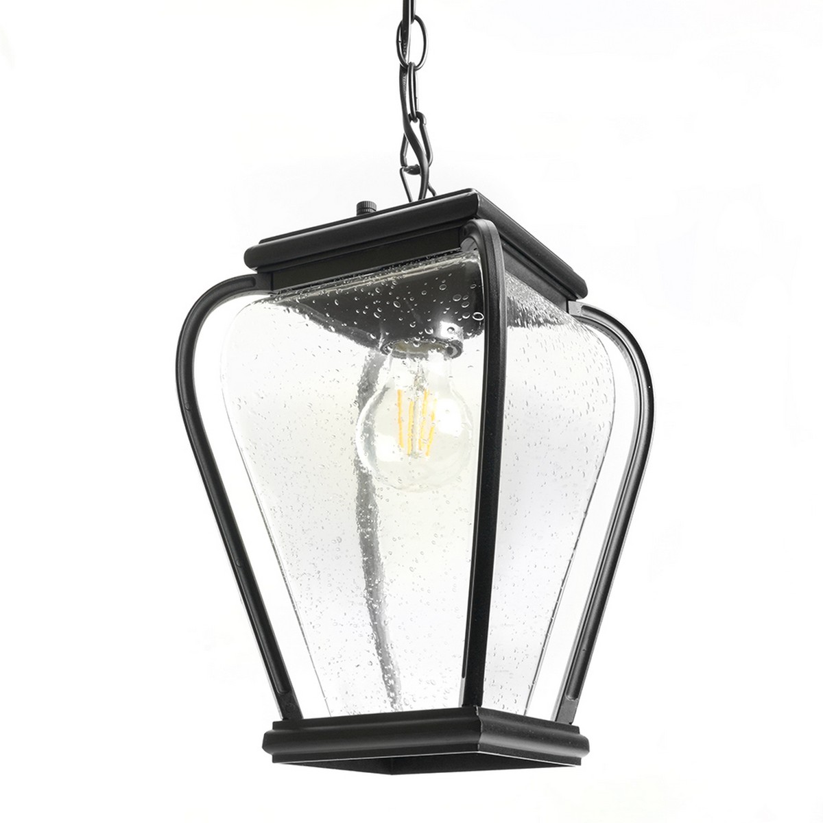 Уличные светильники на цепочке Светильник садово-парковый Feron PL745 на цепочке E27 черный 51276