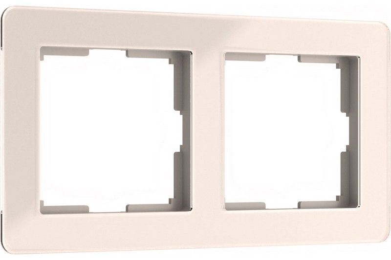 Рамки Werkel Acrylic Рамка Werkel на 2 поста Acrylic айвори W0022743