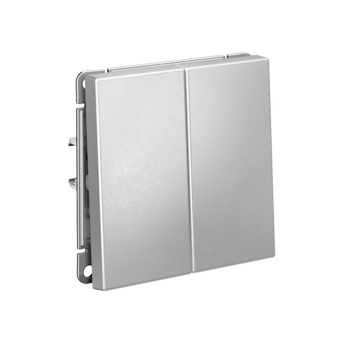 ArtGallery Алюминий Выключатель Systeme Electric ArtGallery Алюминий 2-клавишный  GAL000351