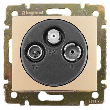 Legrand Valena Classic Кремовый Розетка TV-FM-SAT Legrand Valena Крем единственная 2400MHz 1,5дБ 774335