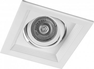 Встраиваемые светодиодные светильники Светильник встраиваемый Feron DLT201 потолочный MR16 G5.3 белый 29770