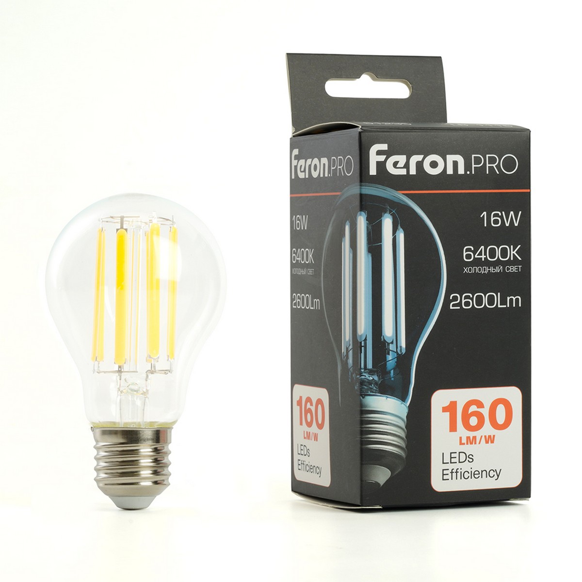 E27 Лампа светодиодная Feron.PRO LB-1116 Шар E27 16W 175-265V 6400K 51237 