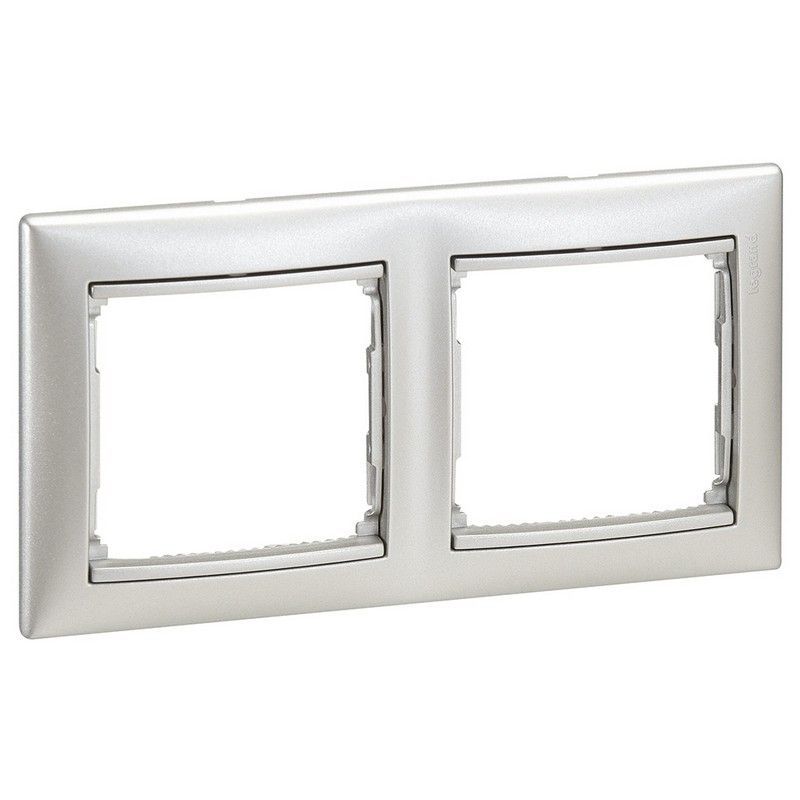 Legrand Valena Classic Алюминий Рамка Legrand Valena Алюминий 2-ая гориз 770152