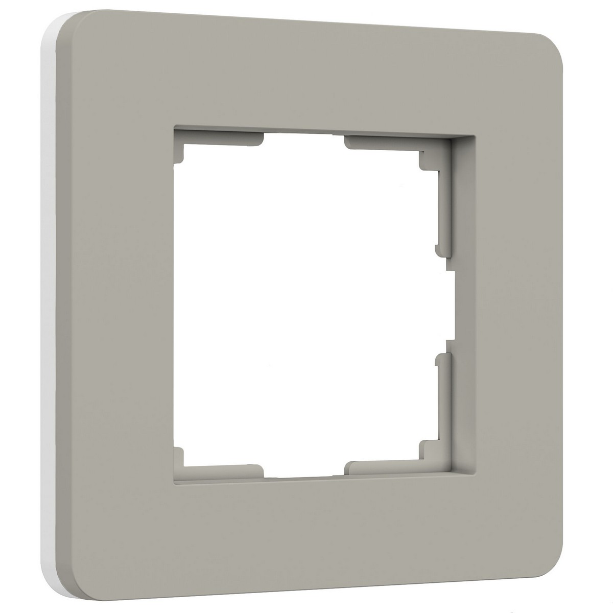 Рамки Werkel Split Рамка Werkel на 1 пост Split (дымчатый/белый, soft-touch) W0013067