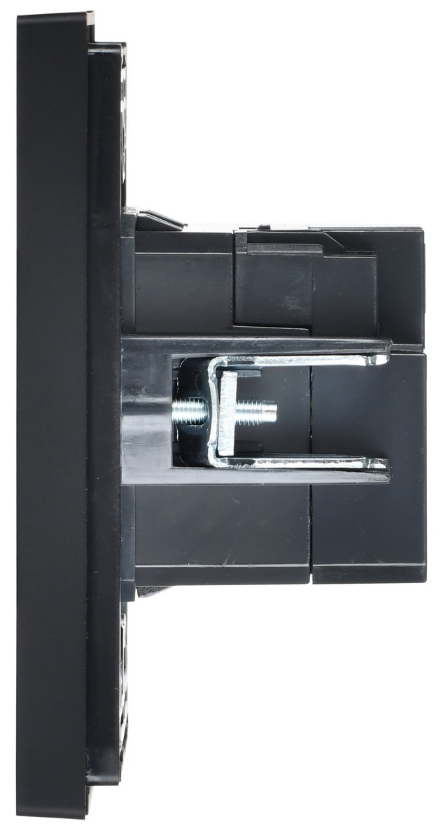 IEK FORTE&PIANO Черный Розетка IEK FORTE&PIANO Черный USB A+A 3,1А FP149