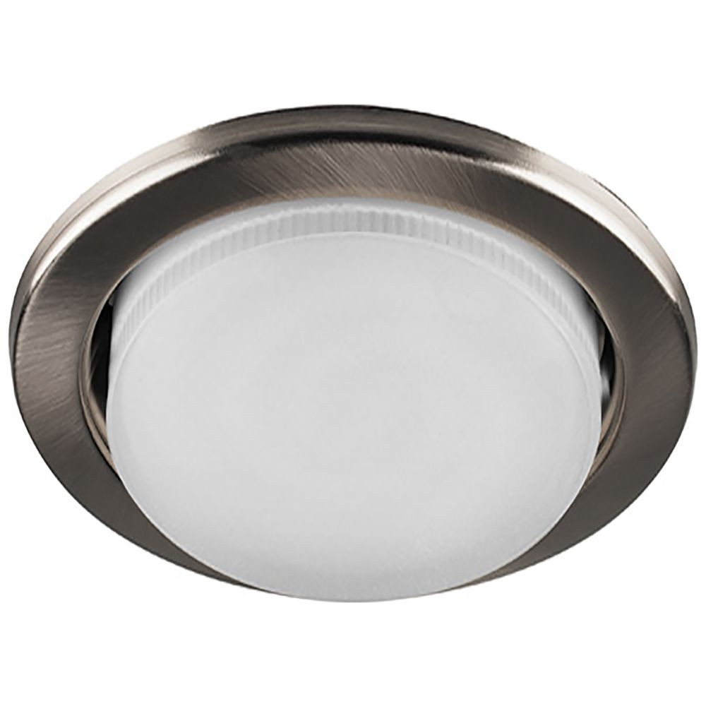 Встраиваемые светодиодные светильники Светильник встраиваемый Feron DL53 потолочный GX53 титан 28946