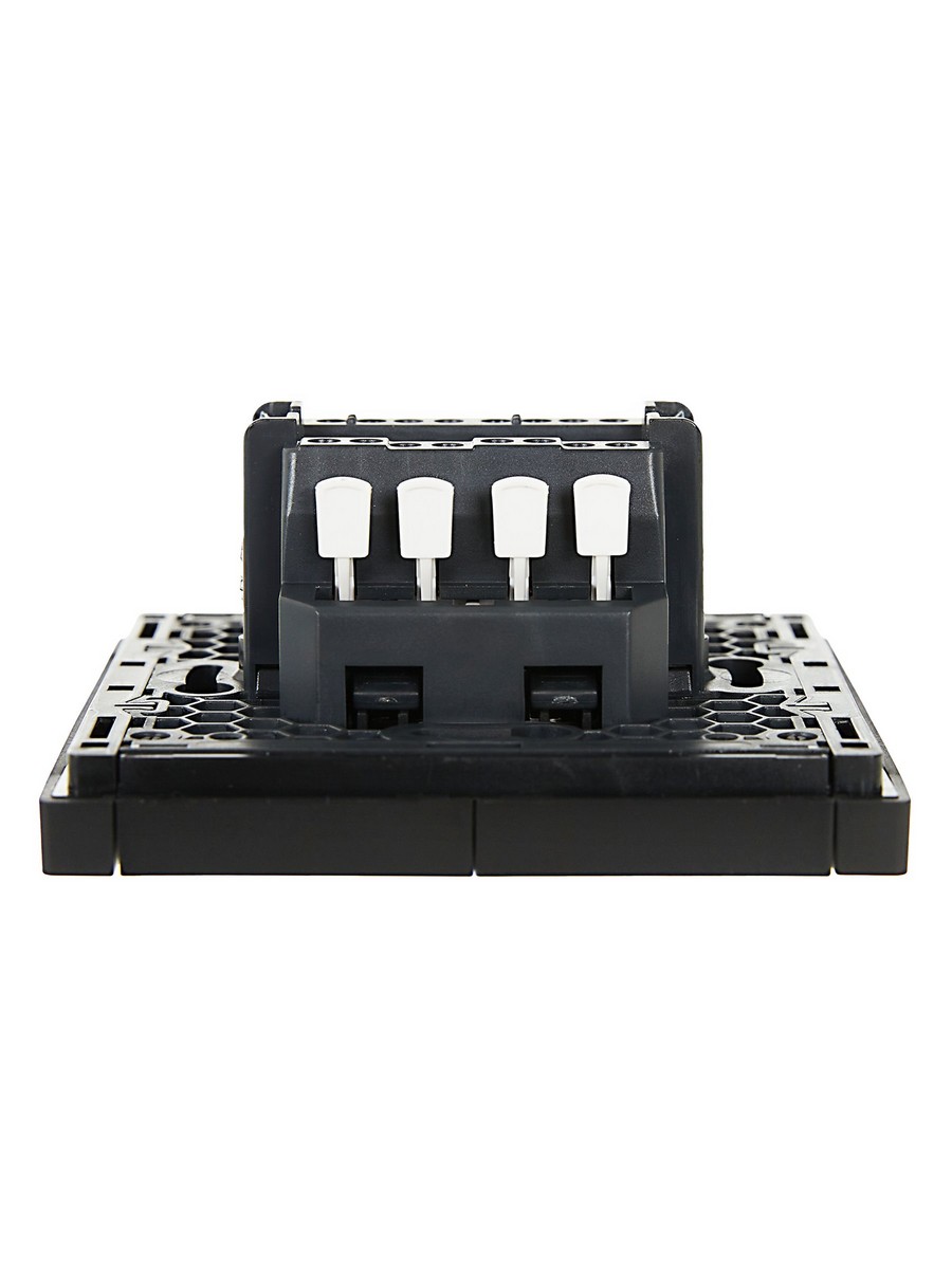 IEK FORTE&PIANO Черный Выключатель IEK FORTE&PIANO Черный 2-кл проходной с индикатором 10А FP108