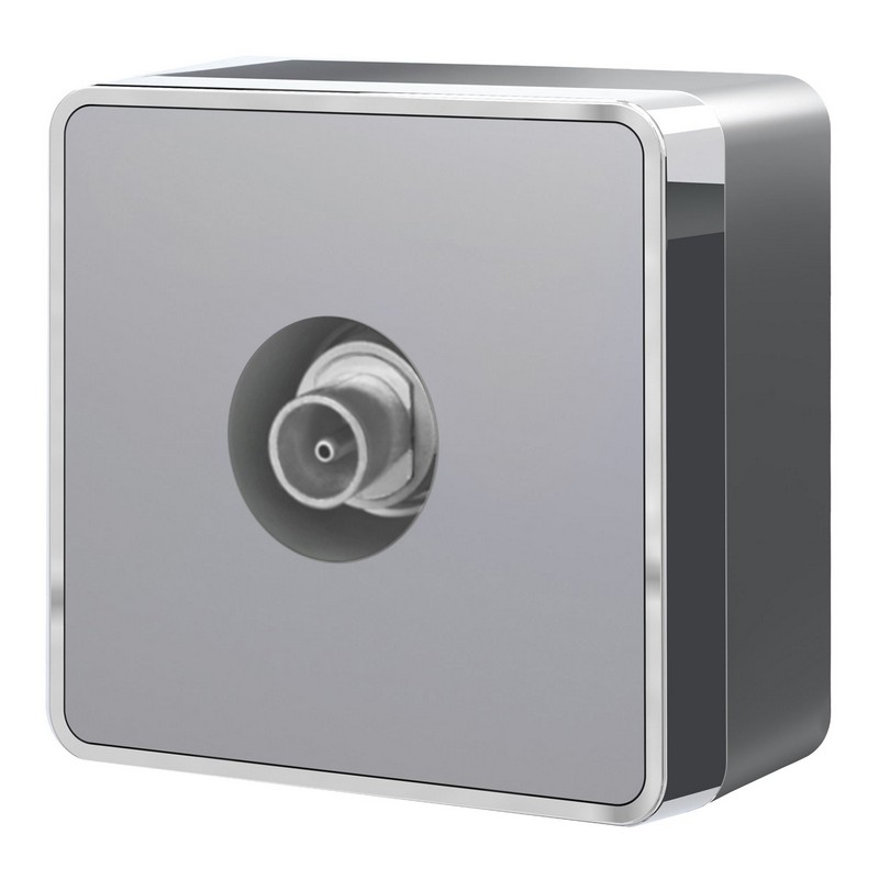 Werkel Gallant серебряный ТВ-Розетка Werkel оконечная Gallant (серебряный) W5083006