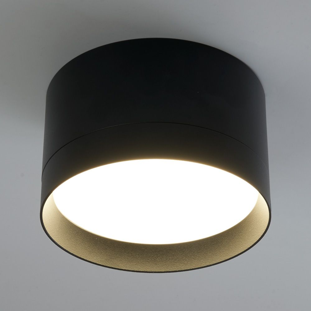 Светильники споты светодиодные Светильник спот потолочный Feron HL370 25W GX70 черный 48298 