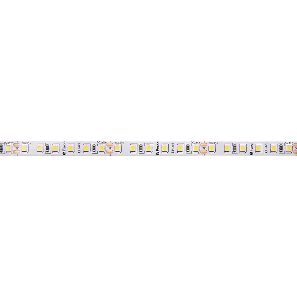 Светодиодная лента белая нейтральная Лента светодиодная Feron LS501 120SMD(2835)/м 11Вт/м 24V 4000К IP20 5 метров 41057 