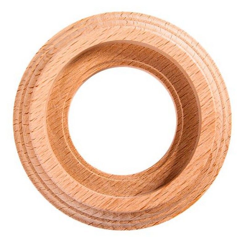 Bironi Лизетта - Ретро розетки и выключатели Рамка 1-ая BIRONI Натурэль на бревно 280мм BFC28-610-10