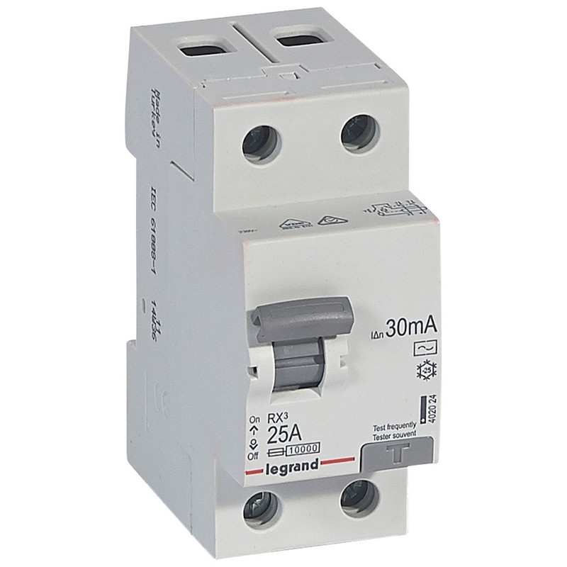 Legrand УЗО Legrand RX3 2P 25A 30mA (AC) 402024 