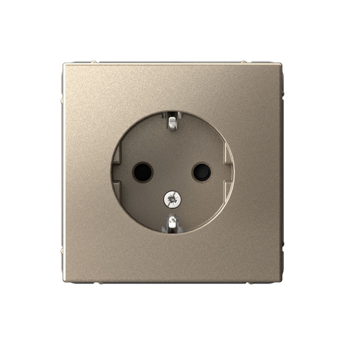 ArtGallery Шампань Розетка Systeme Electric ArtGallery Шампань с заземлением со шторками 16А GAL000545