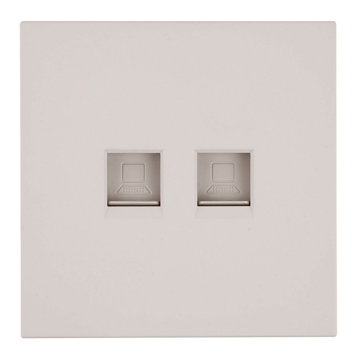 Мия - Розетки и выключатели Stekker Розетка компьютерная 2-местная RJ-45 STEKKER Мия RST00-3111-08 пудровый жемчуг 50481