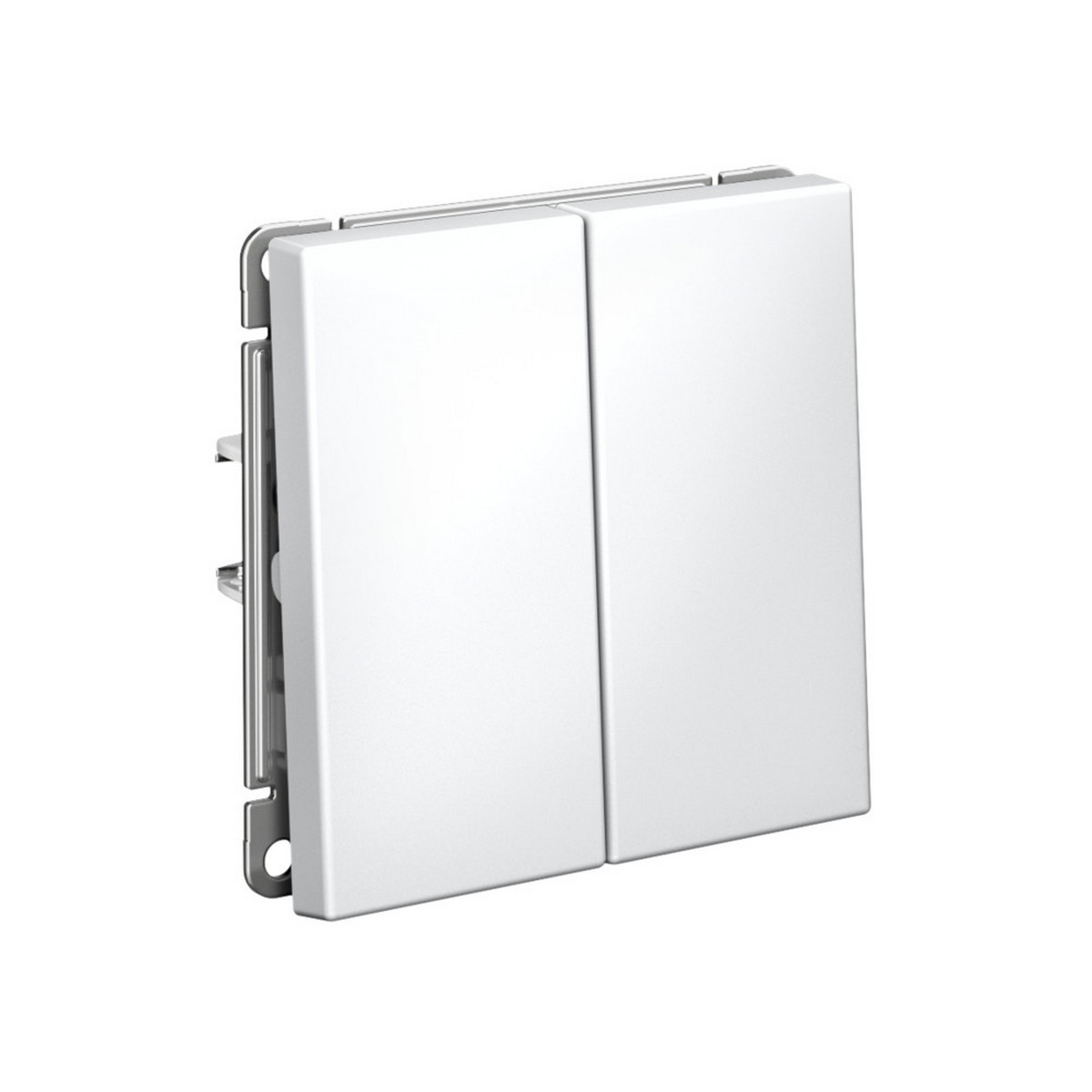 ArtGallery Белый Выключатель Systeme Electric ArtGallery Белый 2-клавишный кнопочный  GAL000117