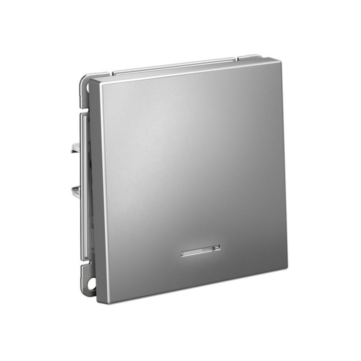 ArtGallery Сталь Выключатель SE ArtGallery Сталь 1-клавишный с подсветкой, быстрозажим. клем. GAL000913S