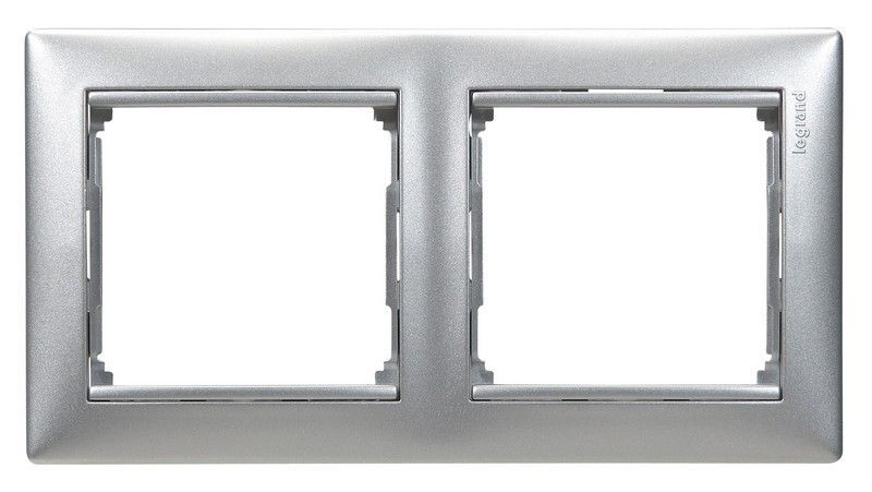 Legrand Valena Classic Алюминий Рамка Legrand Valena Алюминий 2-ая гориз 770152