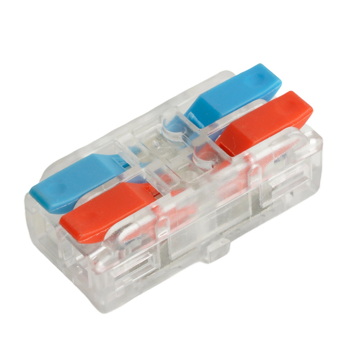 Клемма STEKKER LD219-422 супер-компактная проходная на 2 контакта (DIY упак 10 шт) 49784