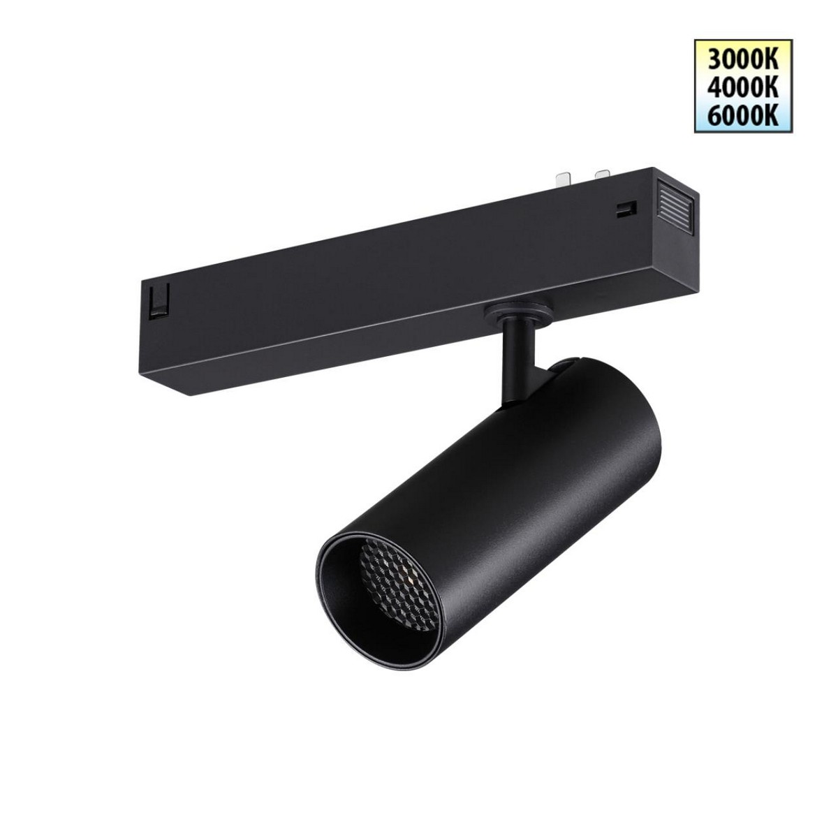 Трековые светодиодные светильники Трековый светодиодный светильник с переключателем цветовой темперетуры NOVOTECH 359956 VECTOR