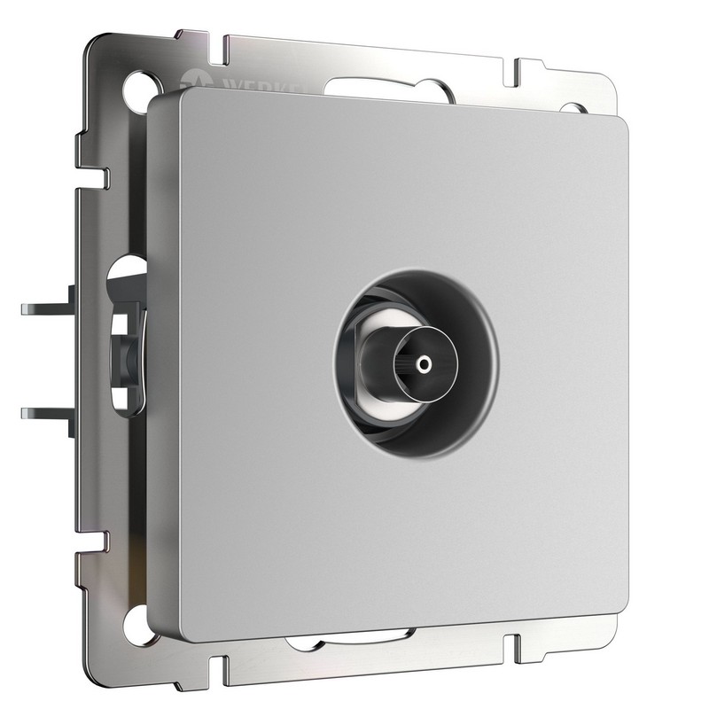 Werkel Серебряный механизмы ТВ-розетка Werkel оконечная серебряная W1183006