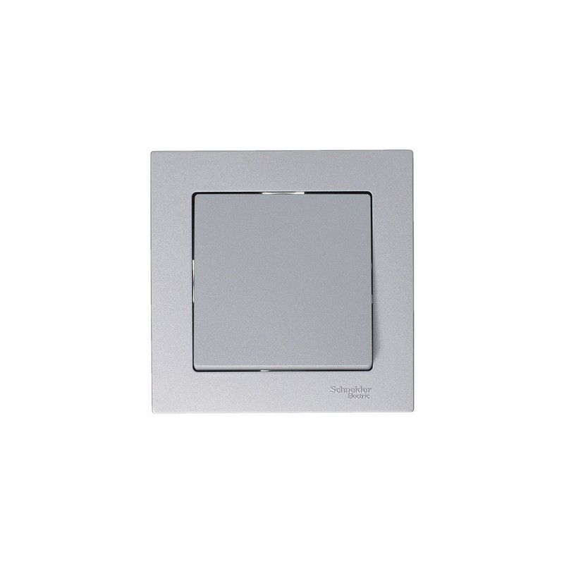AtlasDesign Алюминий Переключатель 1-клавишный, Systeme Electric AtlasDesign Алюминий сх.6, ATN000361
