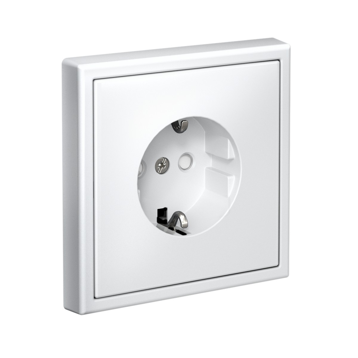 ArtGallery Белый Розетка SE ArtGallery Белый с заземлением со шторками, 16А быстрозажим. клем. GAL000145S
