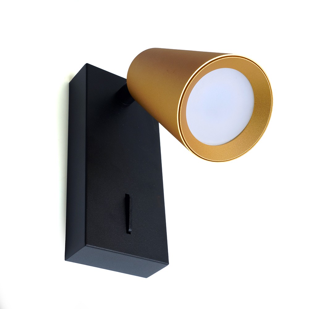 Накладные светодиодные светильники Светильник Feron ML1850 BELL 35W 230V GU10 золото и чёрный 48420 