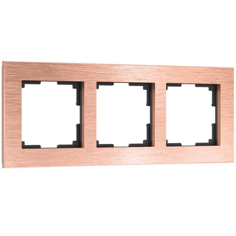 Рамки Werkel Aluminium Рамка Werkel Aluminium на 3 поста (бронза) W0031712